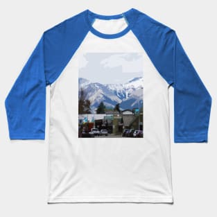 Jasper, Alberta - Rocky Mountain View Baseball T-Shirt